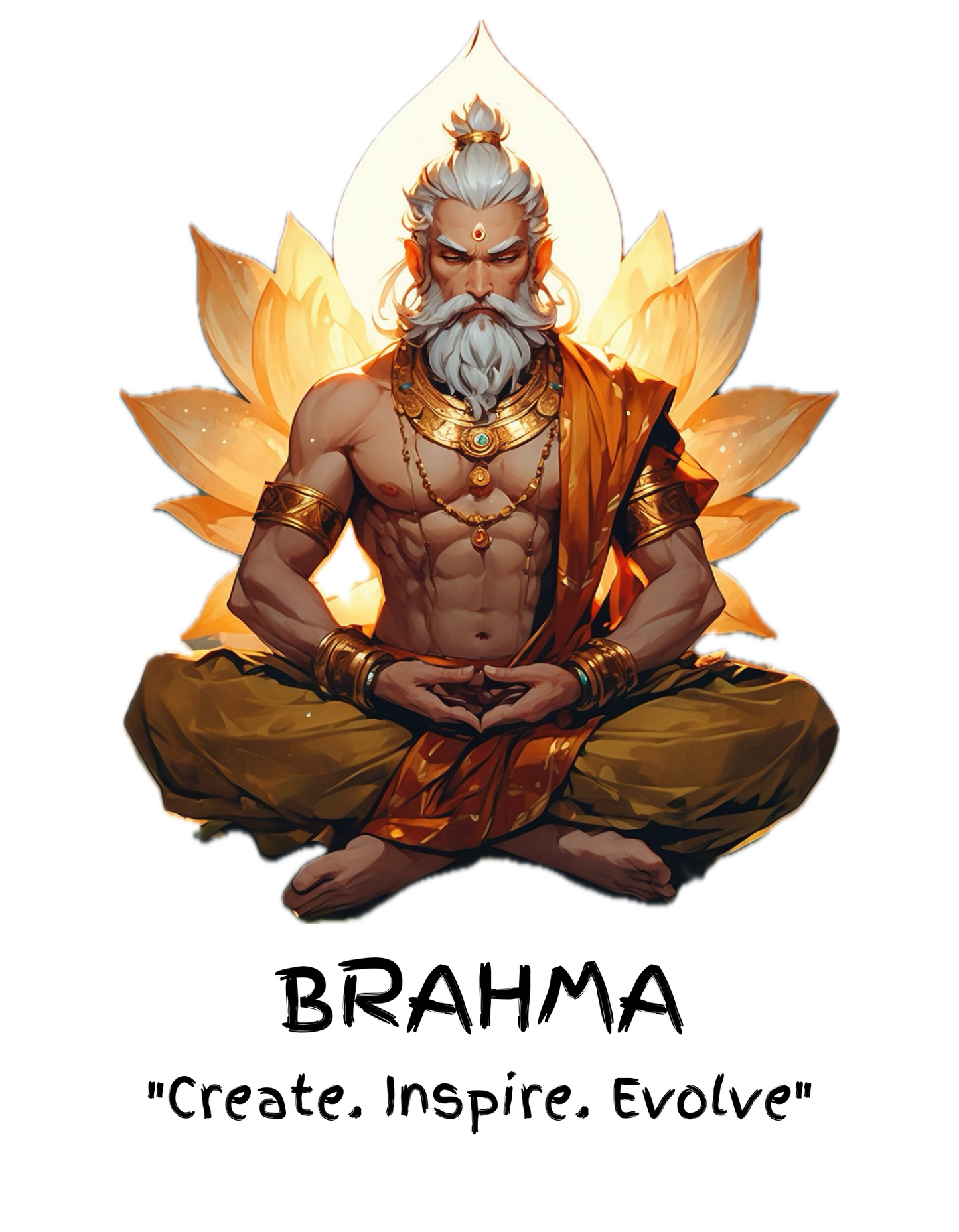 "Cosmic Creator: Brahma-Inspired Hoodie"